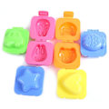 Miniatyrbilde 2 av 4: 6 stykker kokt egg Sushi Risform Bento Maker Sandwich Cutter Dekorasjonsform random