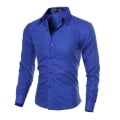 Pikkukuva 1 / 2: Miesten rento ja muodollinen business-paita Royal Blue 3XL