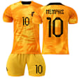 Miniatyrbillede 1 af 3: 2324 Holland hjemmefodboldtrøjesæt - Memphis 18(100-110cm)