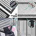 Miniatyrbilde 3 av 5: Sterk Magnetisk Dørgardin - Mygg- og Insektsikkert, Automatisk Lukkende, Usynlig Gaze, Stor Myggnett for Dører 80*200