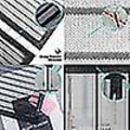Miniatyrbillede 3 af 5: Stærkt magnetisk dørgardin anti-mygge- og insektsikker automatisk lukning usynlig gasbind Myggenet i stor størrelse til døre 130*210