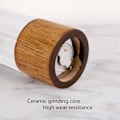 Pikkukuva 4 / 5: Pippurimylly Läpinäkyvä Pippurimylly Suolamylly Keramiikkaydin Monikäyttöinen Maustuspullo Cru Wood Color