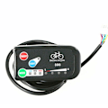 Miniatyrbillede 3 af 5: LED Display 24V 36V 48V Elcykel KT LED LED 880 E-cykel Kontrolpanel Display Elcykel black