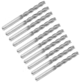 Pikkukuva 3 / 5: 10 kpl karbidista valmistettu CNC 4-urainen kierrejyrsin 3,175 x 22 mm