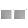Miniatyrbillede 1 af 5: Pejsnetgardin - 2 stk., 61x45,7 cm, Forhindrer gnistskader, Rustfri, Elegant design black 5