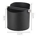 Miniatyrbillede 5 af 5: Kaffegrumsspand, Robust Kompakt Kaffeboks Holdbar Skridsikker Kaffegrumsspand Let Rengøring Espresso Knock Boxes