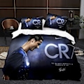 Pikkukuva 1 / 2: Player K2# 3D Kolmiosainen Peittokangas Sarja C Ronaldo Jalkapallo Kotitekstiili 200cm