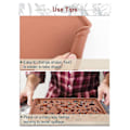 Miniatyrbillede 3 af 5: 4 stk Iicone Dehydrator Måtte med kant - Iikone Heet Compabeautifye, Nontick Iicone Iner