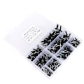 Miniatyrbillede 2 af 4: 200 stk. sort sortiment af sorte blindnitter i aluminium 3,2/4,0/4,8 mm