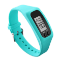 Miniatyrbillede 1 af 2: Skridttællerur med LCD-skærm Walking Fitness Tracker Armbånd Digital Trintæller, Fitness Tracker Ur Lake Blue