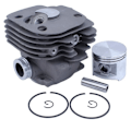 Miniatyrbilde 2 av 4: 50 mm sylinderstempelsett kompatibel med Jonsered CS2063 CS2065 CS2071 CS2163 CS2165 CS 2171 Hg