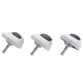 Miniatyrbillede 3 af 5: 3 stk. Hjul Forhjul til Xiaomi 1S 1C Støvsuger 2 Roborock S5 S50 S6 S60 S5Max S6Maxv Pure Støvsuger Robot Dele