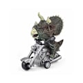 Miniatyrbillede 1 af 5: Træk-Tilbage Dinosaur Bil Legetøj - Grå Motorcykel Model