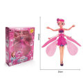 Miniatyrbilde 3 av 4: LED Magisk Flygende Fe Prinsesse Dukke Fjernkontroll Flygende Leke USB-Lading Kompatibel Med Barnegaver -ES Pink