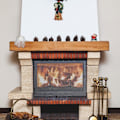 Miniatyrbillede 4 af 5: Pejsnetgardin - 2 stk., 61x45,7 cm, Forhindrer gnistskader, Rustfri, Elegant design black 4