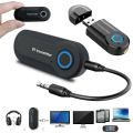 Pikkukuva 1 / 5: Langaton Bluetooth-lähetin TV:lle, puhelimelle, tietokoneelle - Äänen ja musiikin sovitin -HG