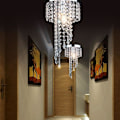 Miniatyrbillede 3 af 5: Moderne E14 220v LED-Lysekrone Krystal Lysekrone Loftlampe Hjemmeindretning Kaesi