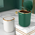 Miniatyrbillede 5 af 5: 12l Affaldsbeholder Køkken Badeværelse Toilet Affaldsspand Automatisk Induktion Vandafvisende Affaldsbeholder Med L Black