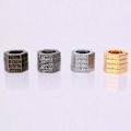 Miniatyrbillede 5 af 5: Hexagon Retro Magic Ring Personlig 4-fingers Ring Multifunktionel Udendørs Klatring Nød Bronze Hexagon