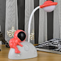 Miniatyrbillede 3 af 5: Bordlampe Dæmpbar Astronaut LED Natlampe Studie Øjenbeskyttelse Natlys Skrivebordsdekoration Gave Red