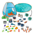 Miniatyrbild 1 av 4: Campingset för Barn med Tält Inomhus & Utomhus Leksaker 41PCS