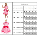 Miniatyrbillede 5 af 5: 3-10 År Piger Super Brothers Peach Cosplay Kostume Prinsesse Kjole Med Krone Halloween Fest Outfit Gave 4 Years