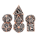 Pikkukuva 1 / 5: 7kpl Mini Hollow Metal Set Hollow Out Polyhedral Set Role Pl