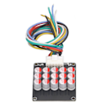 Miniatyrbillede 2 af 5: 4-5S LTO kondensator aktiv equalizer LFP litium jernfosfat lithiumbatteri hele gruppe balancer 5A