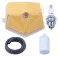 Miniatyrbilde 1 av 4: Luftfilter tennpluggsett Kompatibel med trykkluft Kompatibel med Husqvarna 51 55 55 Rancher å erstatte 503 60 83-01 Nye deler Hg