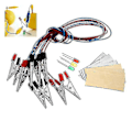 Miniatyrbilde 1 av 5: Orange Potet Sitron Batteri Fysikk Undervisning Eksperiment Frukt Batteri Led Science Kit