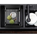 Miniatyrbilde 5 av 5: Justerbar servant i rustfritt stål Oppvaskstativ Oppvaskholder Kjøkkenvaskstativ Oppvaskstativ Frukter D