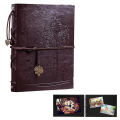 Pikkukuva 2 / 4: One Piece -valokuva-albumit Leikekirja 8,7 x 10,7 nahkainen tee-se-itse vuosipäivälahja Style 3 coffee
