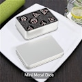Miniatyrbilde 4 av 5: Sett hul metall polyhedral for rollespill D og D ,d20 D12 D1