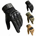 Miniatyrbillede 2 af 5: Militær Taktisk Hårde Knuckle Handsker Fuld Fingerfingerløs Army Combat Jagt -hg Brown-Fingerless M