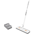 Miniatyrbild 2 av 5: Stor Platt Moppset, 360° Swivelmopp med Urvridningsfunktion, Platt Mopp med Återanvändbara Mikrofibermoppdynor Kompatibla med Trägolv Laminatplattor -hg White Mop with 2 Pads