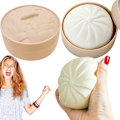 Miniatyrbild 1 av 4: Dumpling Stressboll Fidget Leksak, Dumpling Squishy Stressboll Ångad Fylld Bulle Klämma Stressavlastande Leksak, Degbullar Squishy Dumpling Fidget