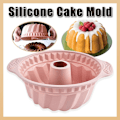 Miniatyrbild 2 av 5: Silikon Chiffon Kakform Nonstick Rund Mousse Bakform Enkel Avformningsverktyg