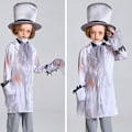 Pikkukuva 4 / 5: Halloween-bileet Zombie-morsian vampyyriperhe Cosplay-juhlapuku- set aikuisille lapsille ja pojalle 8-10 Years