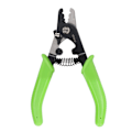 Miniatyrbilde 1 av 5: Grønn 3 diameter hull optisk fibertråd stripper enkel operasjon optisk fiber stripping tang kutter