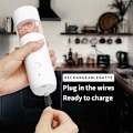 Miniatyrbillede 2 af 5: Genopladelig Elektrisk Peberkværn, USB Strømforsyning, Justerbar Tykkelse, Automatisk Drift Black