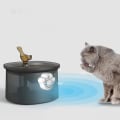 Miniatyrbillede 2 af 5: Smart Bevægelsessensor Katte Vanddispenser Automatisk Stop USB Infrarød Bevægelsessensor