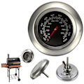 Miniatyrbillede 1 af 5: 50~500 rustfrit stål grill termometer BBQ termometer Analog indbygget gas grill låg Ft