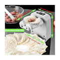 Miniatyrbild 4 av 5: Automatisk Elektrisk Dumpling Maker Maskin Dumpling Mould Pressning Dumpling Skin Mould Automatisk Enl White