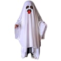 Pikkukuva 1 / 3: 4-13-vuotiaat Lapset Pojat Tytöt Valkoinen Ghost Cosplay-asu Ghost-viitta Halloween-juhla Fancy Mekko Lahjat-C 4-8Years