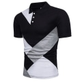 Miniatyrbilde 1 av 2: Herre Polo Skjorte Golf Casual Sommer Korte Ermer Topper Black XL