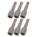 Miniatyrbillede 2 af 5: 10 stk. Power Nut Driver Hex Magnetisk Bit Sæt Socket Slagboremaskine Bits M8x48mm 1/4in SkaftGrå