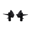 Miniatyrbillede 2 af 5: 8 stk. 3-bladet Propeller 4 Venstre & 4 Højre til 2011-5 Fiske-Agnsbåd Fiskesøger RC Båd Reservedel Black