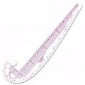 Miniatyrbild 4 av 5: Flerfunktionslinjal för fransk kurvsömnad i plast Easy Curve Rul 3231