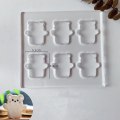 Miniatyrbild 7 av 8: Klar Polykarbonat Dacquoise Cake Form Cake Decor C