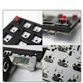 Miniatyrbild 4 av 5: Mute Cotton Pad Switch Ljuddämpare Ark Mjuka dynor för Mech A7(104 Array)